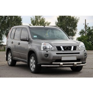 Protezione Anteriore ST015/2 (Acciaio Inox) Nissan X-trail T31 2007-2014 foto 1