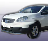Nissan Qashqai 2007-2010 Protezione frontale doppia ST014 (acciaio inox) foto 3