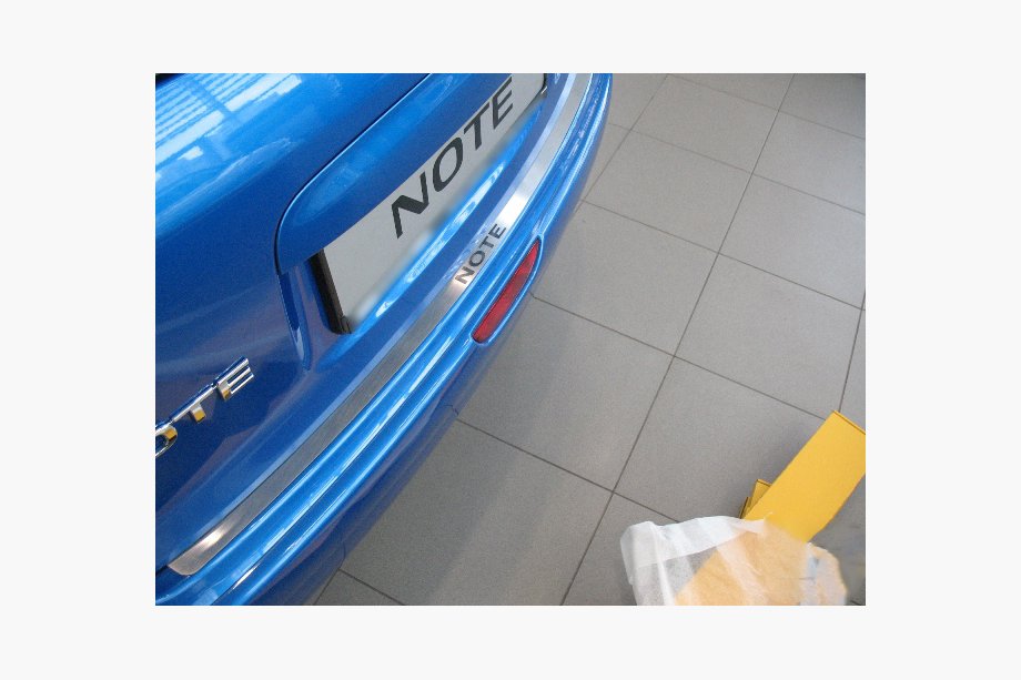 Nissan Note 2004-2012 Protezione paraurti posteriore Nataniko (2005-2007, acciaio inox) Image