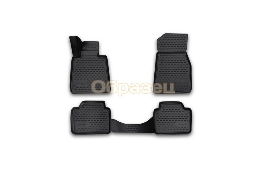 Chevrolet Trax 2012-2023 Tappetini in gomma per interni (4 pz, Novline) Foto 1
