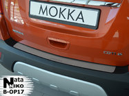 Opel Mokka 2012-2021 Protezione paraurti posteriore Nataniko (2012-2016, acciaio inox) foto 1