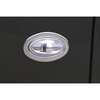 Cornice freccia OmsaLine (2 pz, acciaio inox)