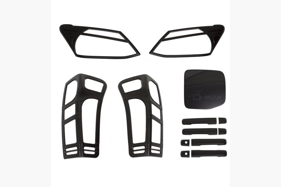Isuzu D-Max 2011-2019 Set coperture decorative (ABS nero) Image