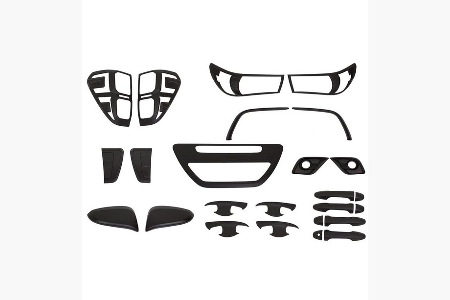 Toyota Hilux 2015- Set coperture decorative (ABS nero) Image