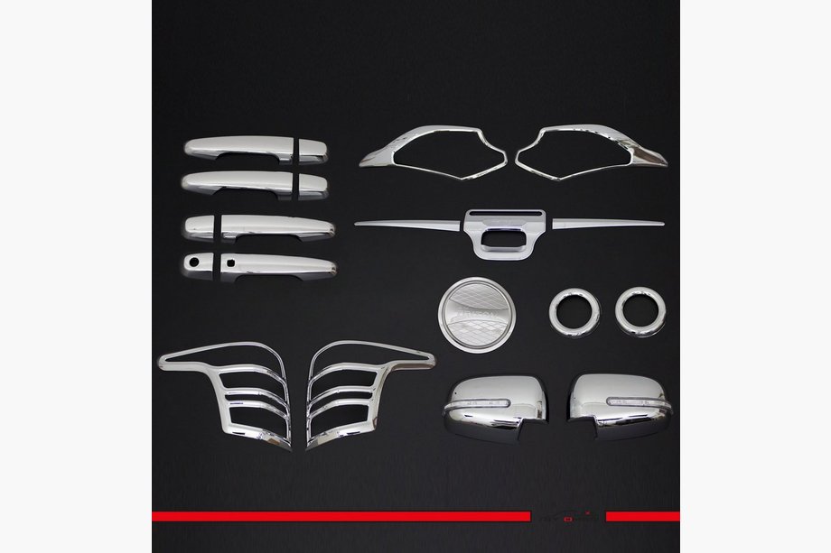 Fiat Fullback 2016- Set di Coperture Modanature (Cromo ABS) Image