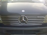 Mercedes Sprinter W901/902/903/904/905 1995–2006 Coperture griglia cromate (1995-2000, 12 pezzi, acciaio inox) foto 4