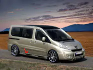 Fiat Scudo 2007-2015 Barre Laterali BB002 (2 pz, Acciaio Inox) foto 2