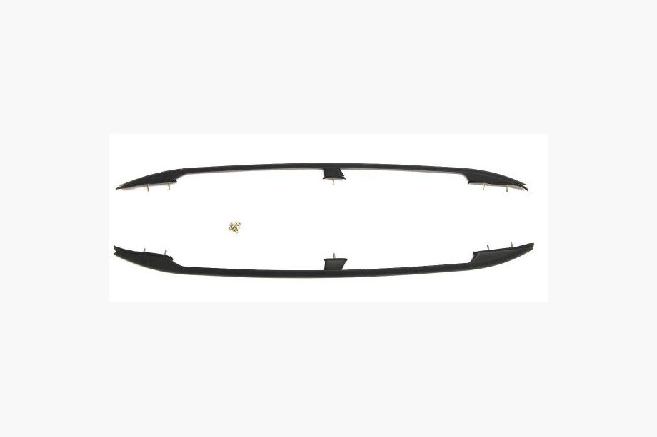 Nissan Primastar 2002-2014 Barre Tetto Nere Base Lunga, Piedini in Plastica Foto 10