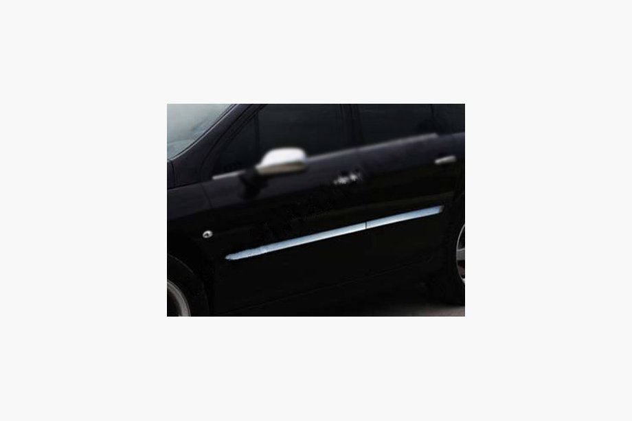 Peugeot 407 2004-2011 OFFERTA !!! Modanature porta (4 pz, acciaio inox) Image