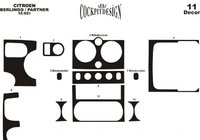 Citroen Berlingo 1996-2008 Coperture cruscotto (2002-2008) Alluminio foto 3