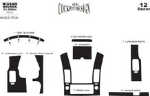 Nissan Navara 2006-2015 Kit Tuning Interni (12 Pezzi) Legno foto 4