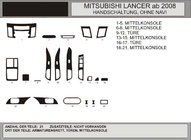 Mitsubishi Lancer X 2008- Coperture cruscotto (Hartman) foto 1