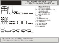 Peugeot 307 2001-2008 Tuning interni (Hartman) Noce foto 1