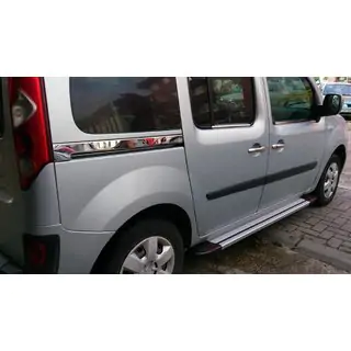 Modanatura per porta scorrevole (2 pz, acciaio inox) Renault Kangoo 2008–2020 foto 2