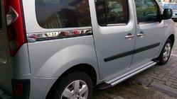 Mercedes Citan 2013-2021 Modanature in acciaio inox per porte scorrevoli (2 pz) foto 2