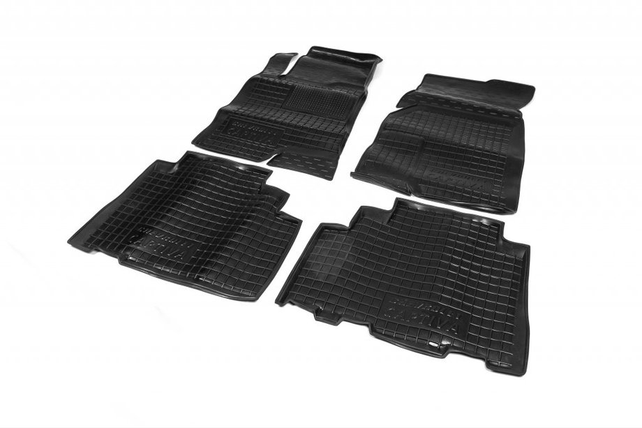 Chevrolet Captiva 2006-2019 Tappetini in gomma con bordo (Autogumm) Image