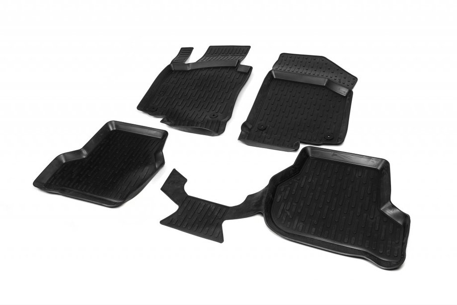 Skoda Octavia II A5 2010-2013 Tappetini in gomma (4 pz, Niken 3D) Image