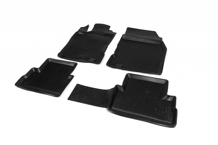 Renault Kadjar 2015-2022 Tappetini in gomma (4 pz, Niken 3D) Image
