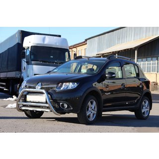 Protezione Anteriore WT006 (Acciaio Inox) Dacia Sandero 2013-2020 foto 4