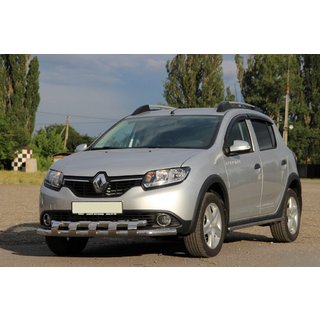 Protezione Anteriore ST015 (Acciaio Inox) Dacia Sandero 2013-2020 foto 1