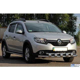 Protezione Anteriore ST015 (Acciaio Inox) Dacia Sandero 2013-2020 foto 3