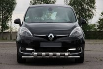 Renault Scenic/Grand 2009-2016 Protezione Anteriore ST015 (Acciaio Inox) foto 2