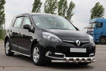 Renault Scenic/Grand 2009-2016 Protezione Anteriore ST015 (Acciaio Inox) foto 4