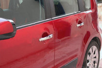 Citroen C-3 Picasso 2010-2017 Coperture Maniglie Cromate (4 pz, Acciaio Inox) Carmos - Acciaio Inox Turco foto 8