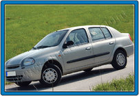 Renault Clio II 1998-2005 Coperture Maniglie Cromate (Acciaio Inox) 2 pz, Carmos - Acciaio Turco foto 2