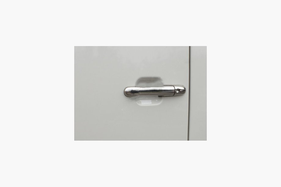 Mercedes Vito W638 1996-2003 Maniglie Cromate (Acciaio, 5 pz) Carmos Foto 1