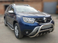 Renault Duster 2018-2024 Parabullbar senza scritta WT003 (acciaio inox) foto 1