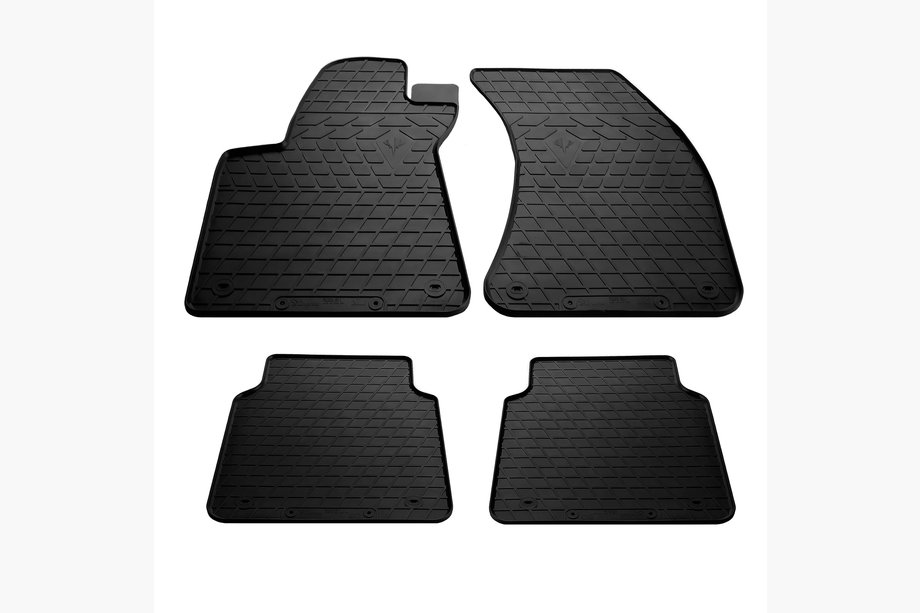 Audi A8 2010-2018 Tappetini in gomma (4 pz, Stingray Premium) Image