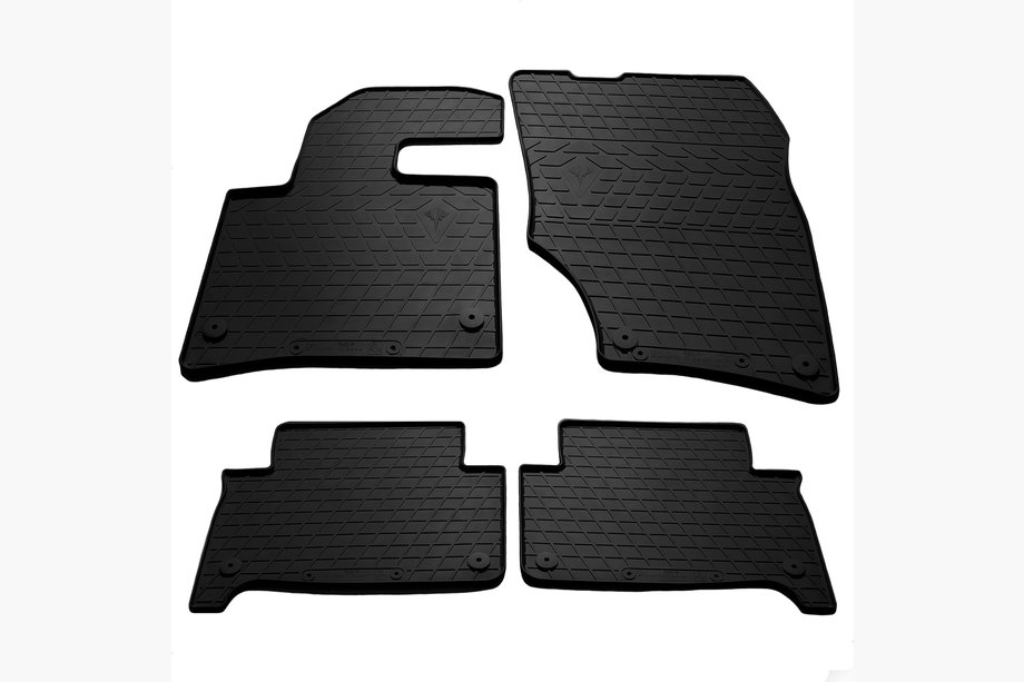 Audi Q7 2005-2015 Tappetini in gomma (4 pz, Stingray Premium) Image