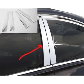 Pellicola cromata per montante Kia Rio 2005-2011
