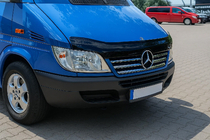 Mercedes Sprinter W901/902/903/904/905 1995–2006 Cornici cromate per telaio griglia anteriore (2002-2006, 5 pezzi, acciaio inox) foto 1