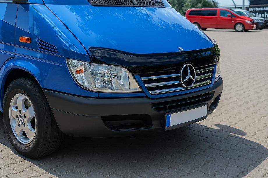 Mercedes Sprinter W901/902/903/904/905 1995–2006 Cornici cromate per telaio griglia anteriore (2002-2006, 5 pezzi, acciaio inox) Image