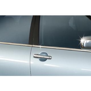 Cornici Esterne Finestrini Acciaio Inox (4 pz) Mitsubishi Lancer 9 2004-2008 foto 3