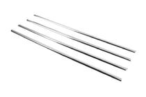 Mitsubishi Lancer X 2008- Cornici esterne finestrini acciaio inox (4 pz) Carmos - Acciaio Inox Turco foto 5