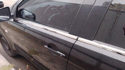 Mitsubishi Lancer X 2008- Cornici esterne finestrini acciaio inox (4 pz) Carmos - Acciaio Inox Turco foto 1