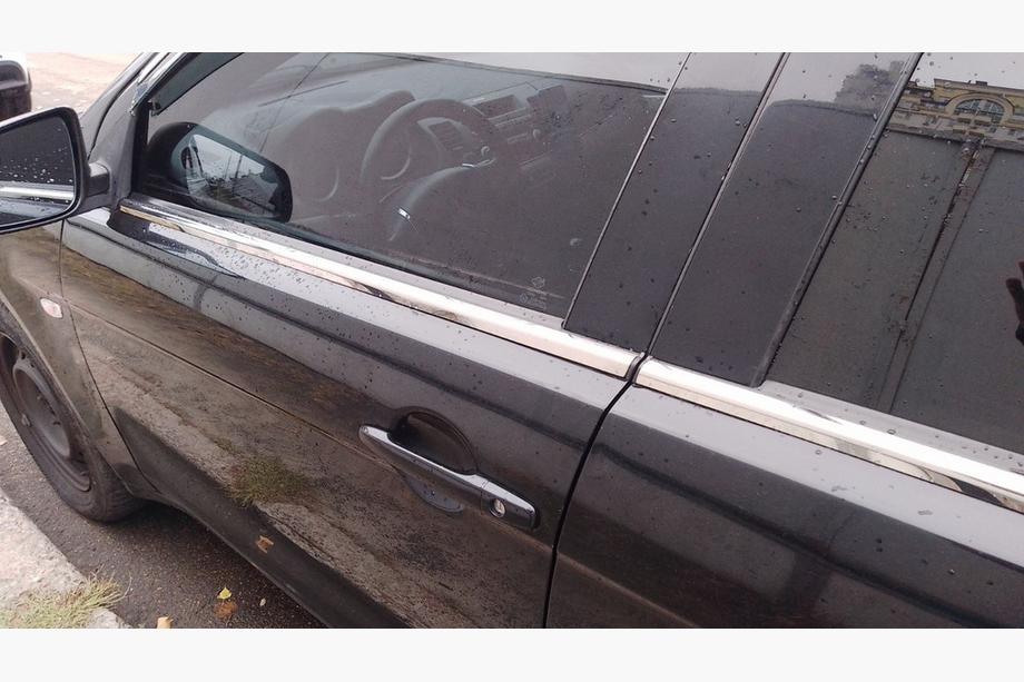 Mitsubishi Lancer X 2008- Cornici esterne finestrini acciaio inox (4 pz) Carmos - Acciaio Inox Turco Image