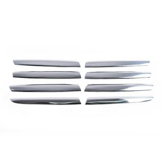 Coperture griglia anteriore (8 pz, acciaio inox) Nissan Qashqai 2007-2010 foto 2