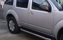 Nissan Pathfinder R51 2005-2014 Coperture Maniglie Cromate (2 pz, Acciaio Inox) Con chip, OmsaLine - Acciaio Inox Italiano foto 4