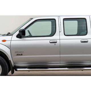 Coperture Maniglie Cromate (2 pz, Acciaio Inox) Nissan NP300 1999-2015 foto 2