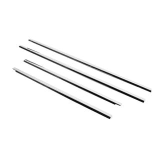 Cornici esterne finestrini acciaio inox (4 pz) Nissan NP300 1999-2015 foto 3