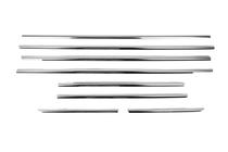 Opel Zafira B 2005–2011 Cornici esterne finestrini (8 pz, acciaio inox) OmsaLine - Acciaio Inox Italiano foto 3