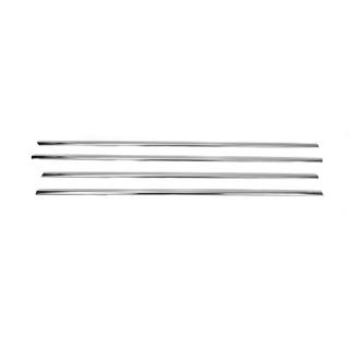 Modanature inferiori finestrini Black Chrome (4 pz, acciaio inox) Volkswagen Golf 7/E-Golf 2012-2020 foto 2
