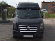 Volkswagen Crafter 2006-2016 Visiera parabrezza su telaio V2 (nero lucido, 5mm) foto 14
