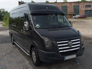 Volkswagen Crafter 2006-2016 Visiera parabrezza su telaio V2 (nero lucido, 5mm) foto 13