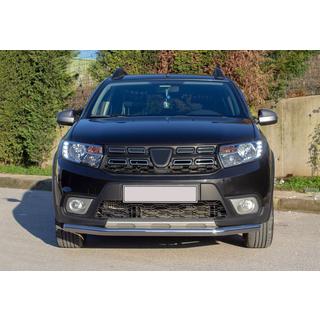 Protezione Anteriore Texas (60mm, Acciaio Inox) Dacia Sandero 2013-2020 foto 2