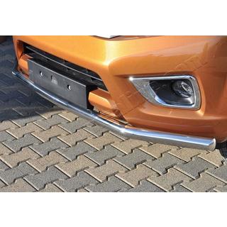 Protezione Anteriore Texas (76mm, Acciaio Inox) Mitsubishi L200 2006-2015 foto 1